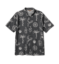 Bless Up Trail Button Up Shirt - Schwarz & Weiß