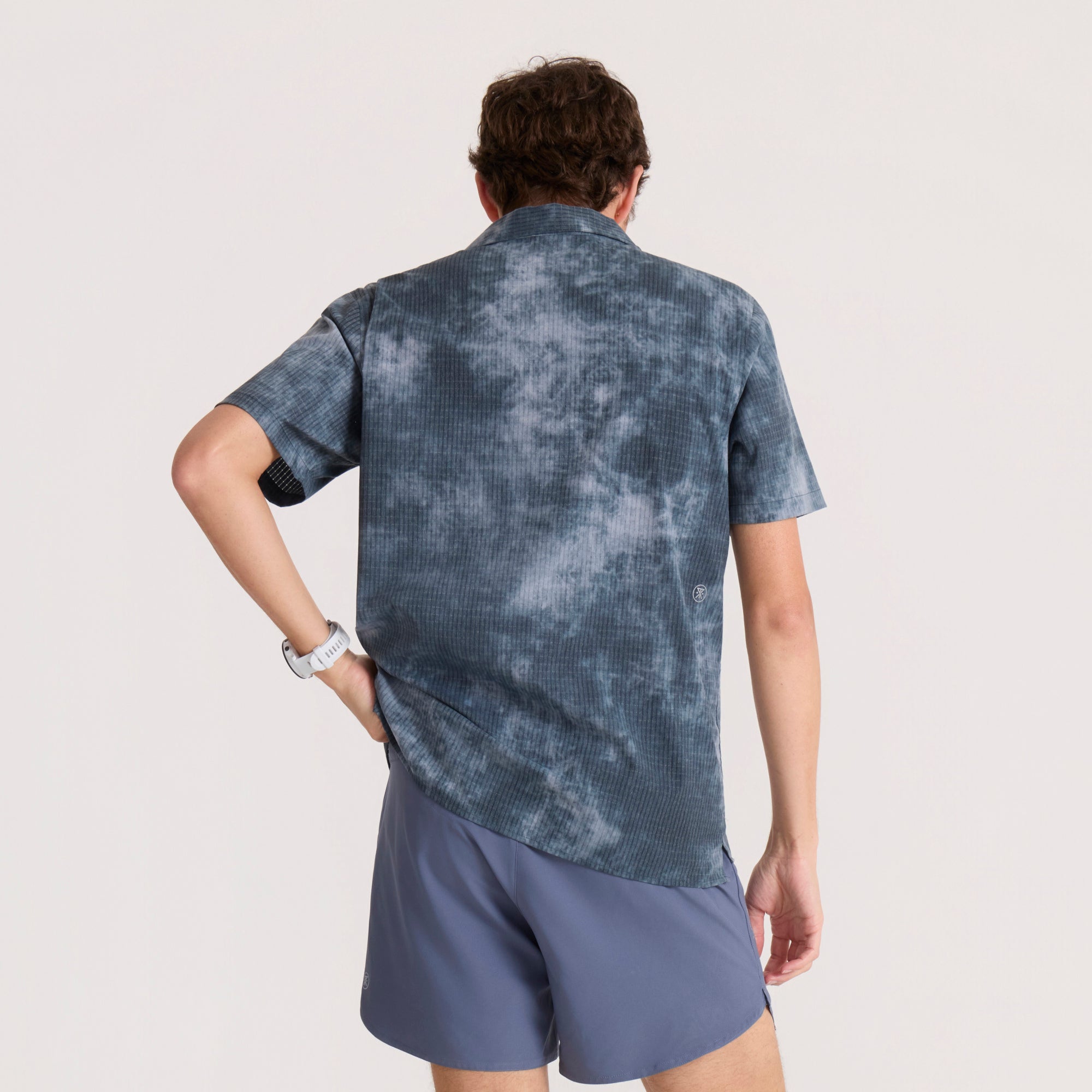 Bless Up Trail Button Up Shirt - Dark Schiefergrau
