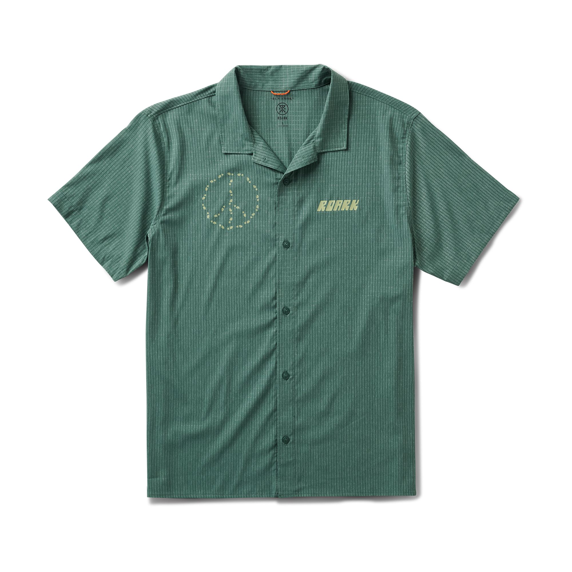 Bless Up Trail Button Up Shirt - Schiefergrün