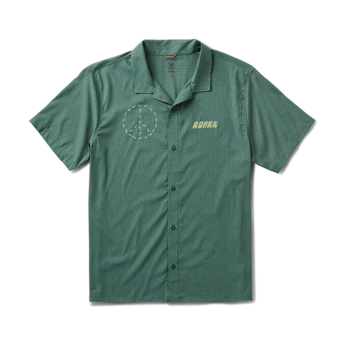 Bless Up Trail Button Up Shirt - Schiefergrün