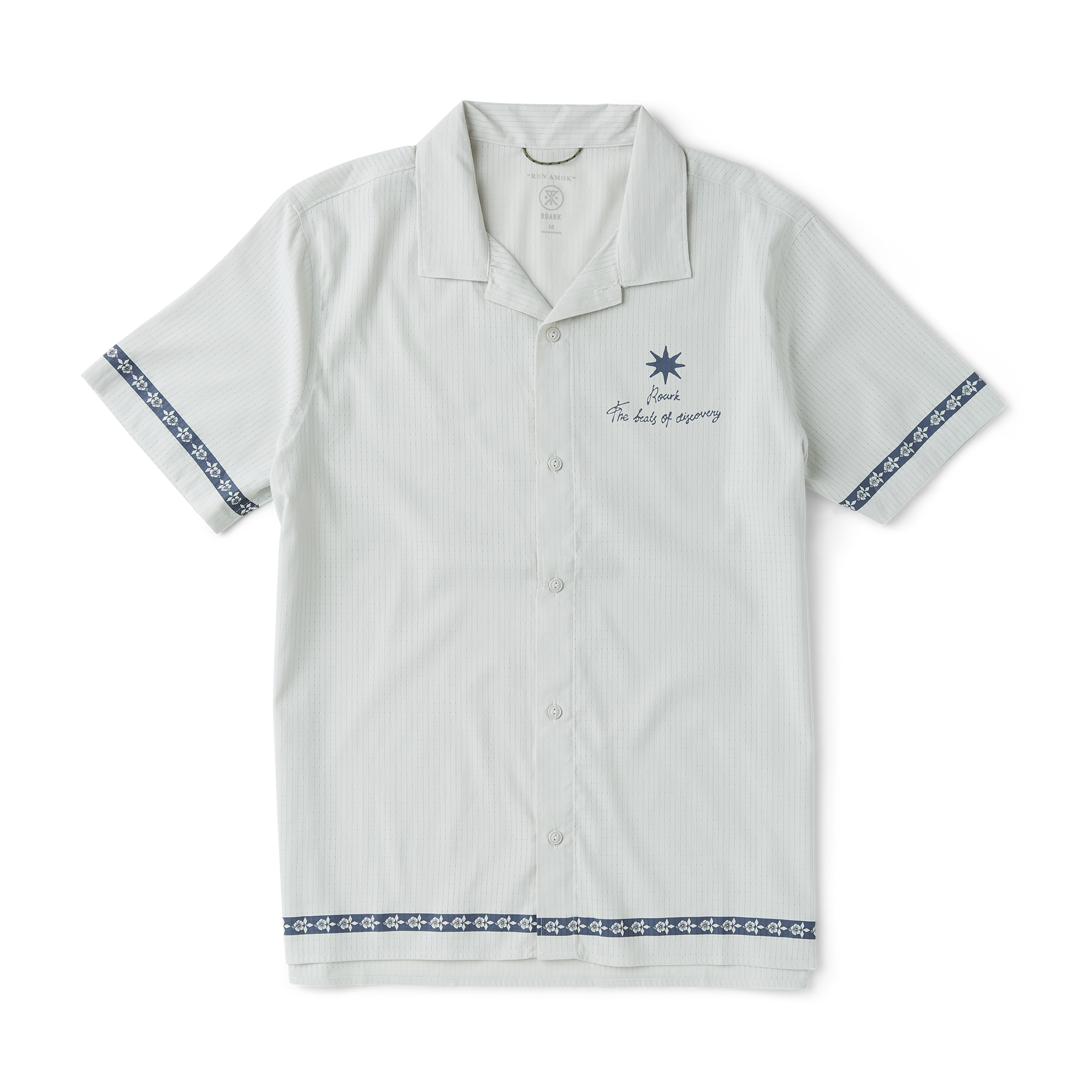 Bless Up Trail Button Up Shirt - Silber