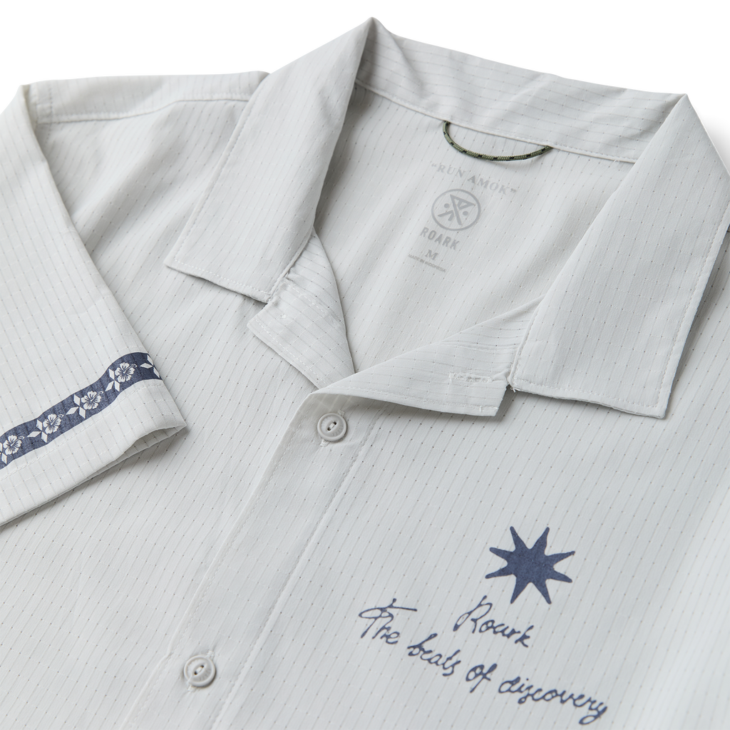 Bless Up Trail Button Up Shirt - Silber