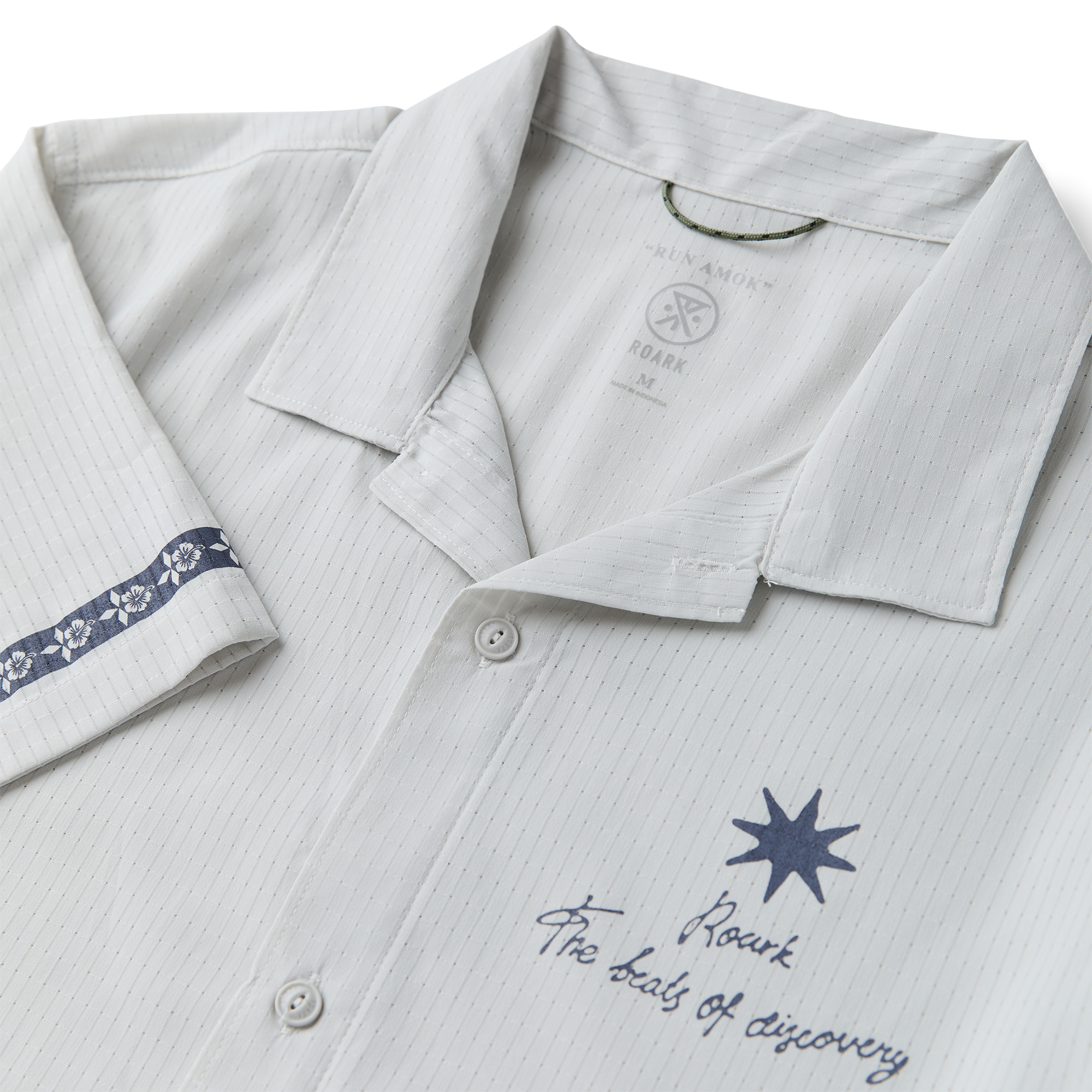 Bless Up Trail Button Up Shirt - Silber