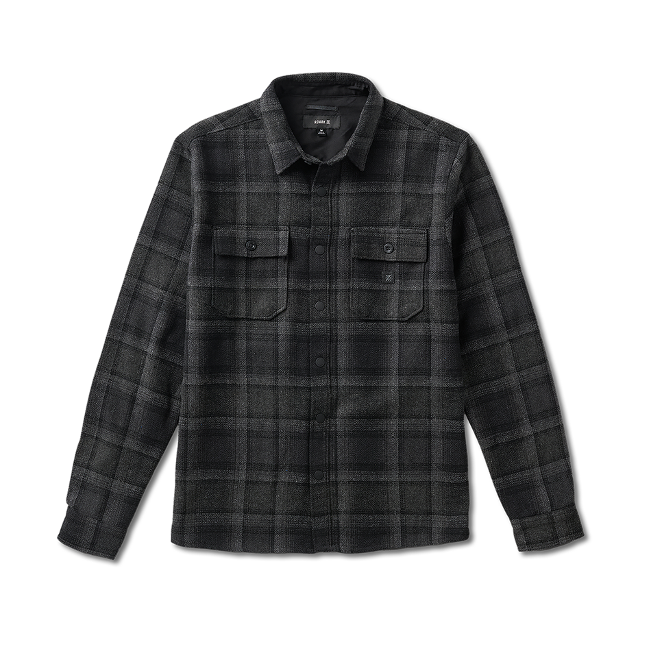 Nordsman Flannel — Schwarz Heather
