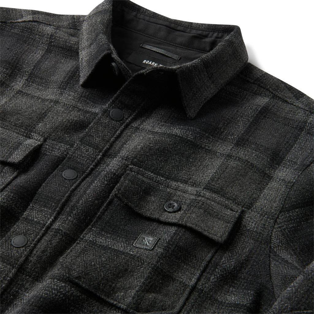 Nordsman Flannel — Schwarz Heather