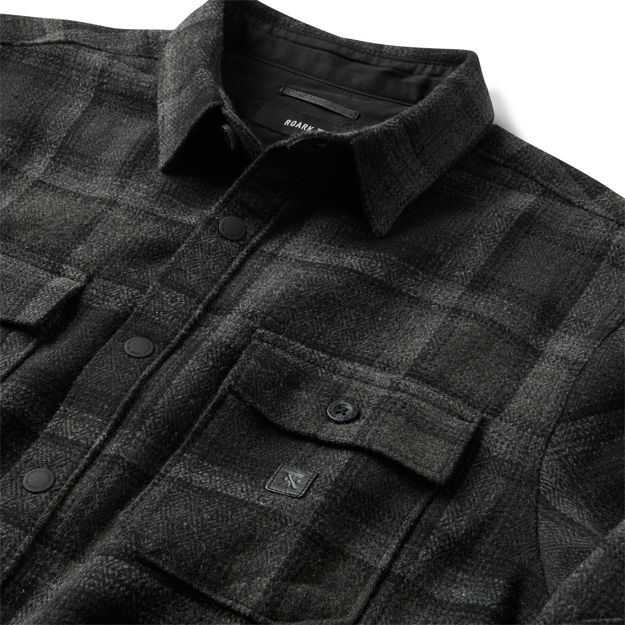 Nordsman Flannel — Schwarz Heather