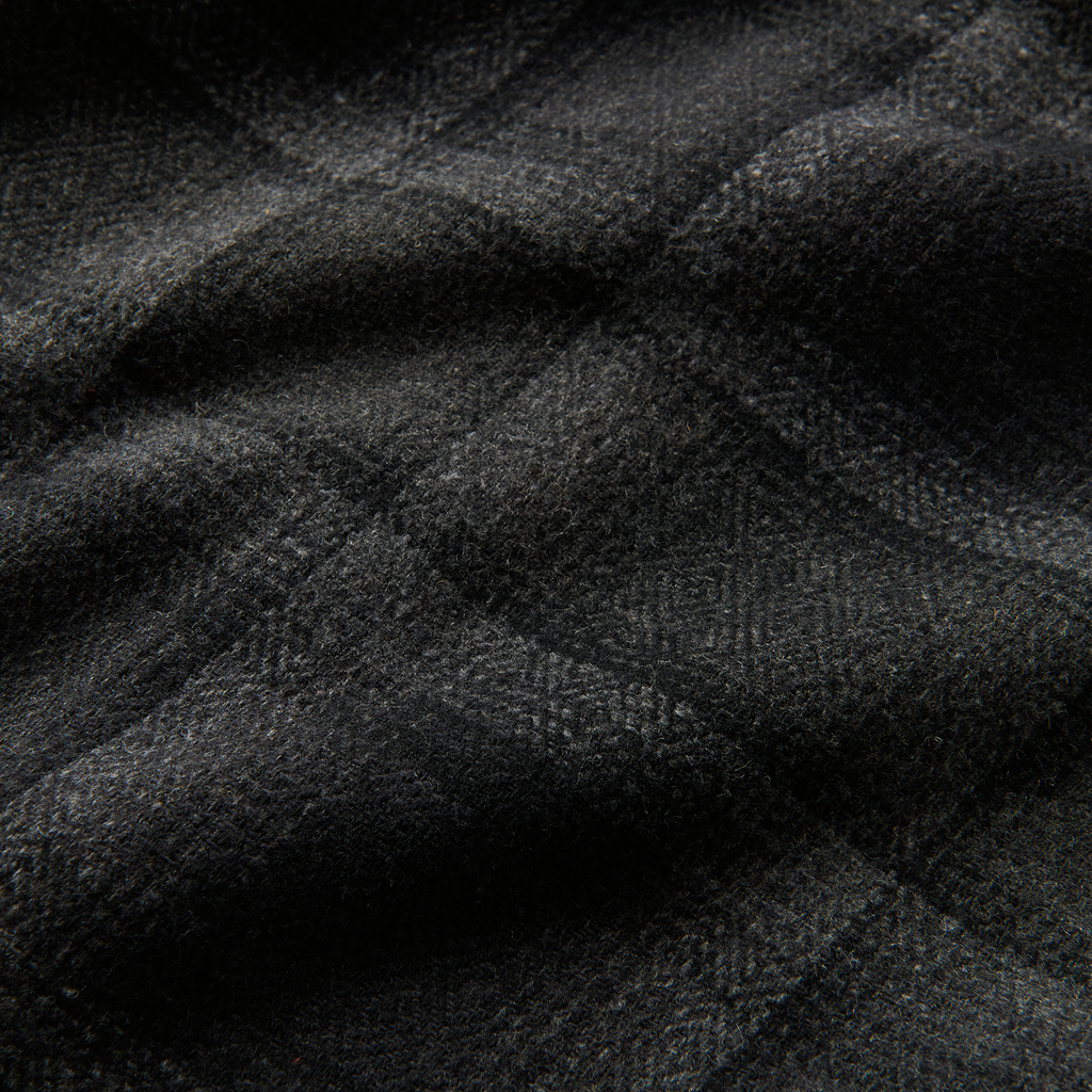 Nordsman Flannel — Schwarz Heather