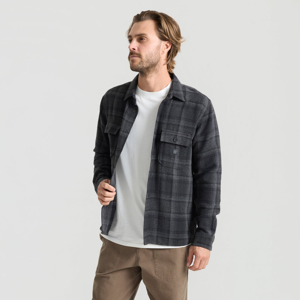 Nordsman Flannel — Schwarz Heather