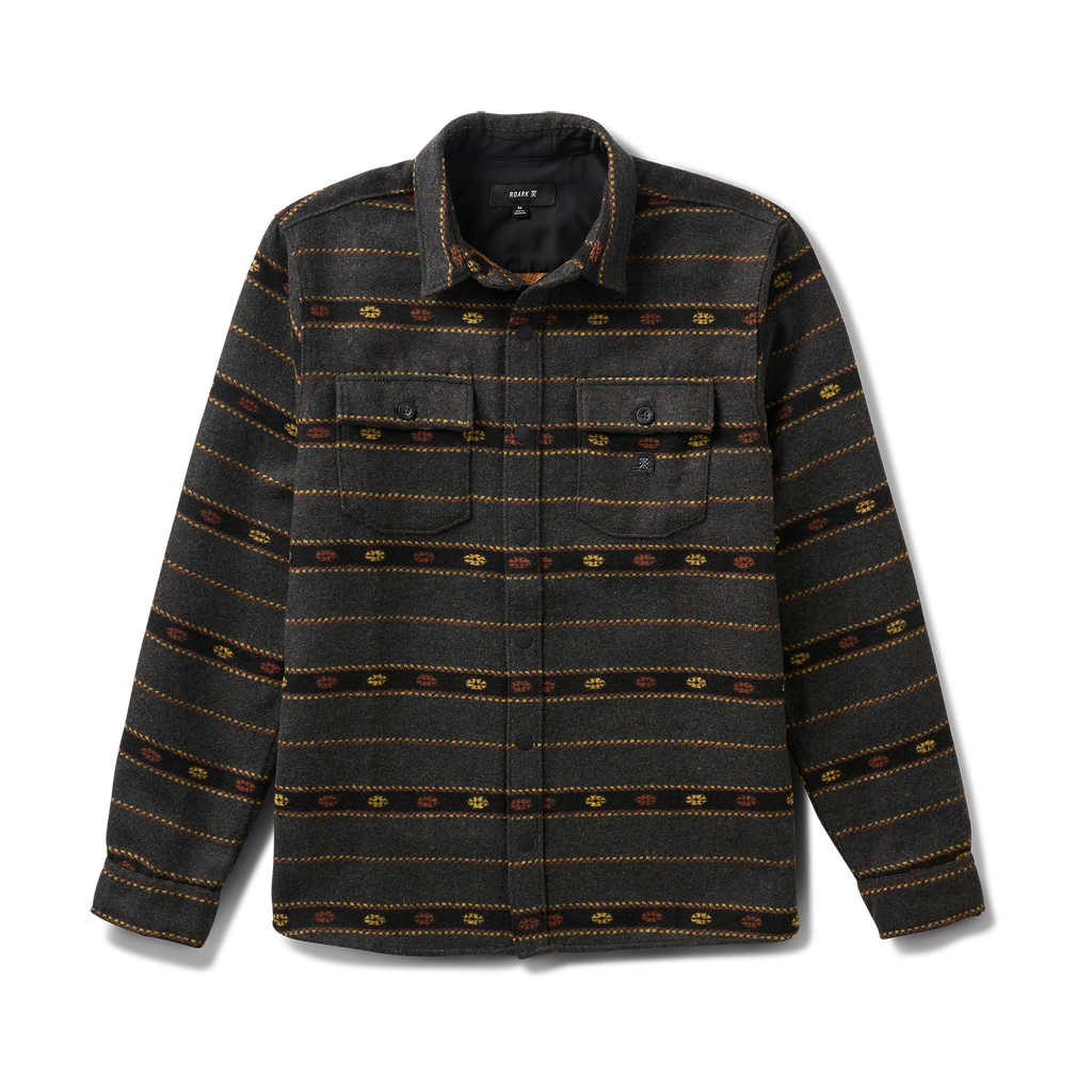 Nordsman Langarm Flannel — Onyx