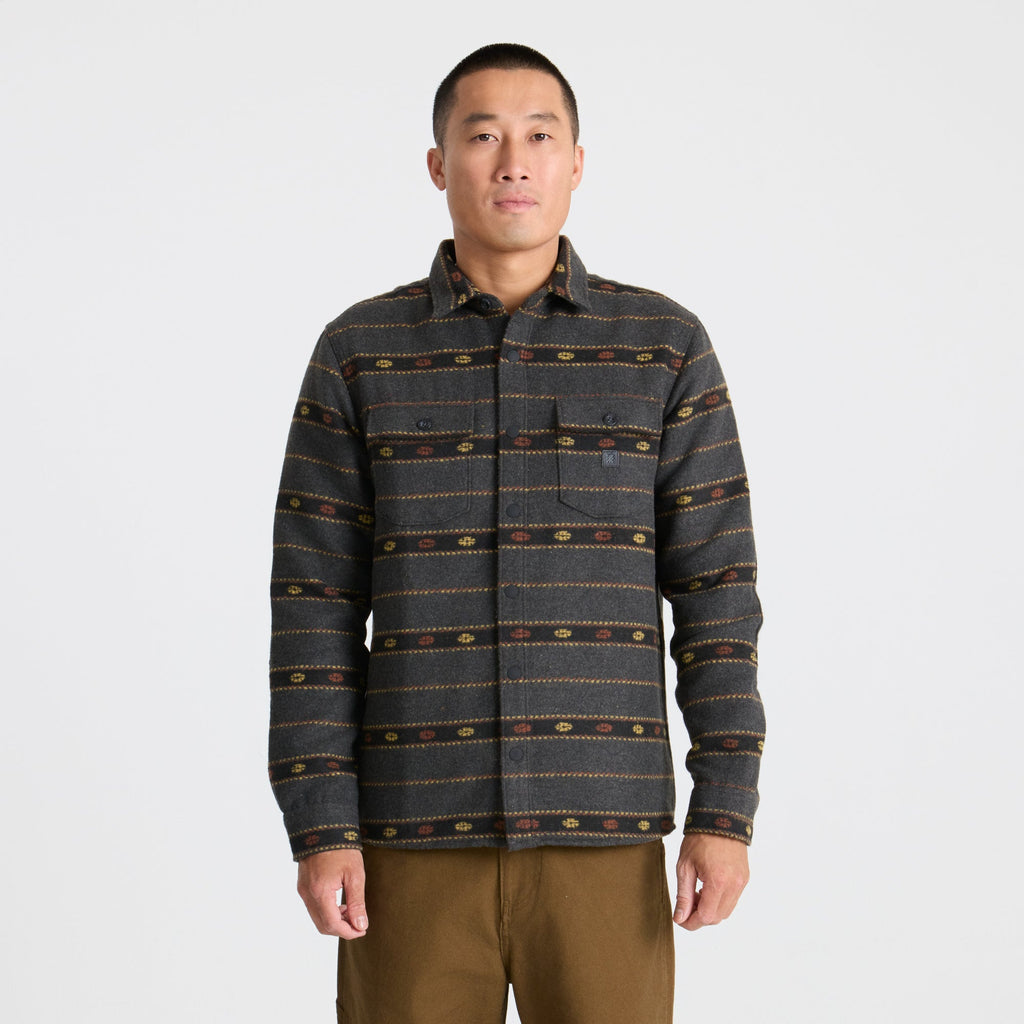 Nordsman Langarm Flannel — Onyx