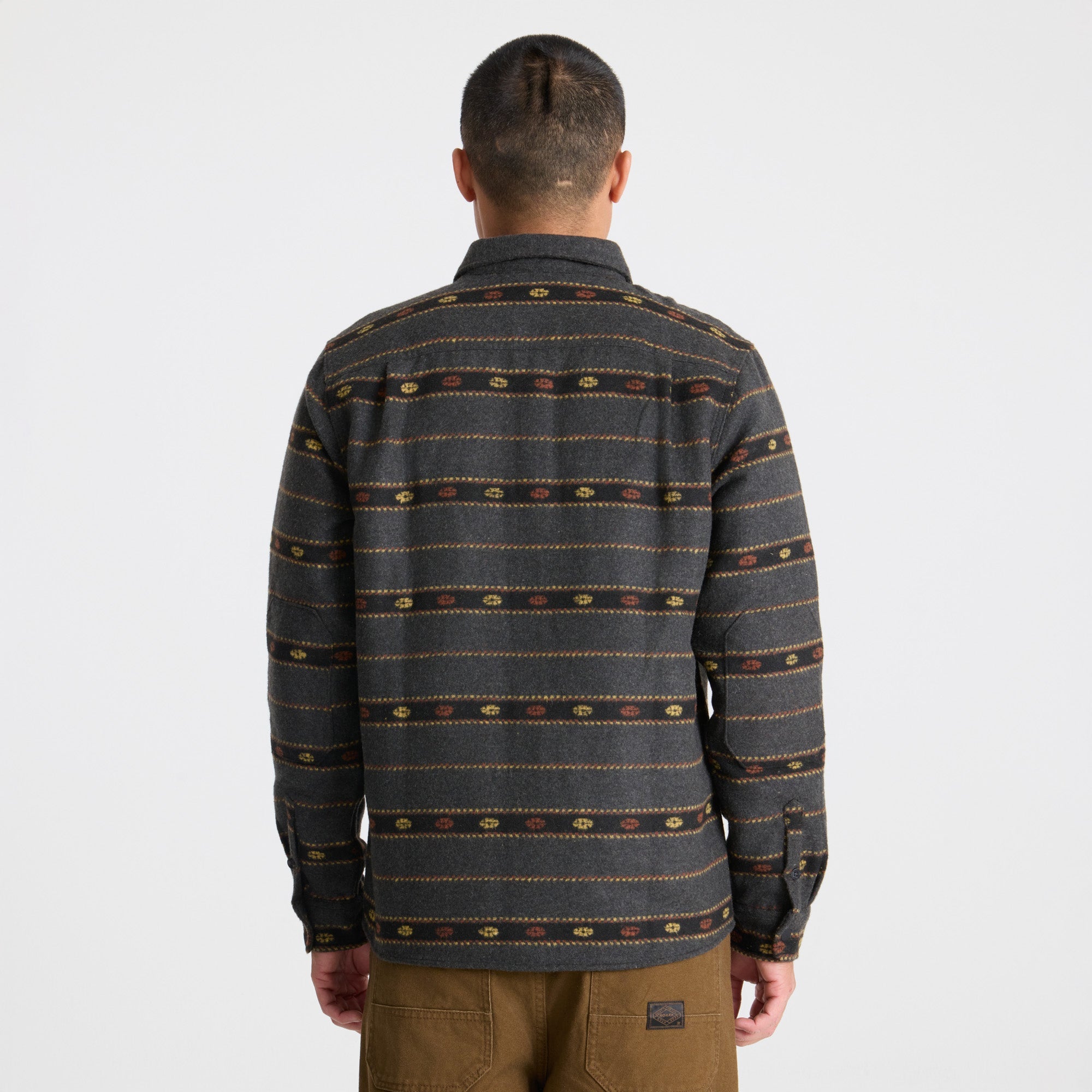Nordsman Langarm Flannel — Onyx