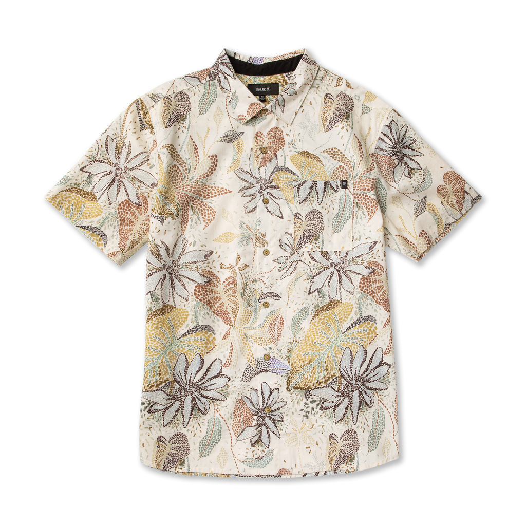 Journey Kurzarm Button Up Shirt für Elfenbein