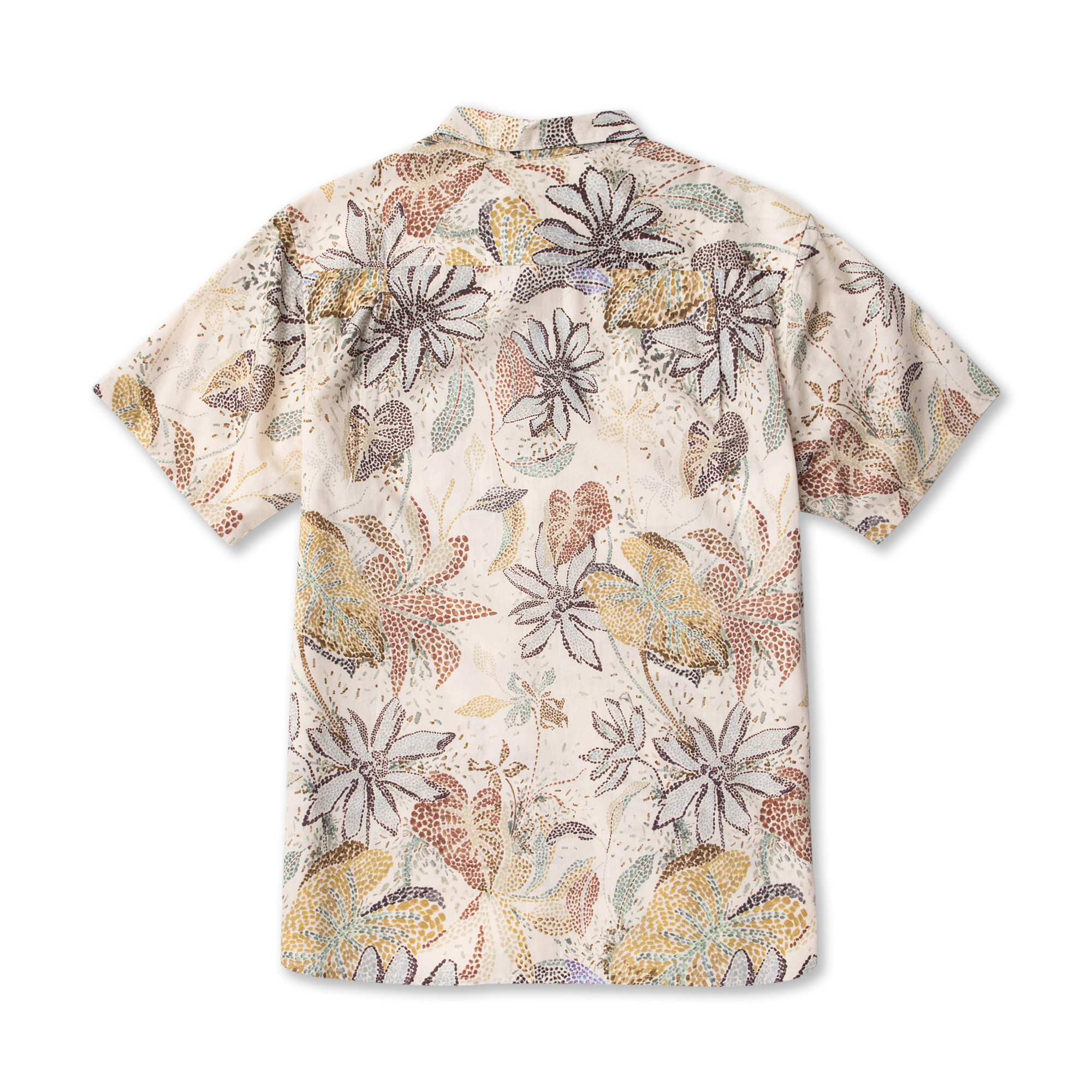 Journey Kurzarm Button Up Shirt für Elfenbein