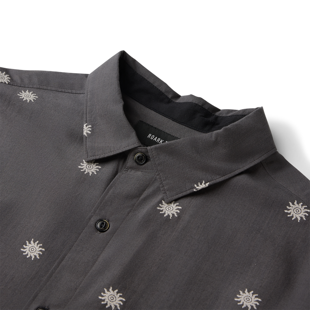 Journey Kurzarm Button Up Shirt - Kohle