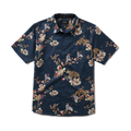 Journey Kurzarm Button Up Shirt für Deep Marineblau