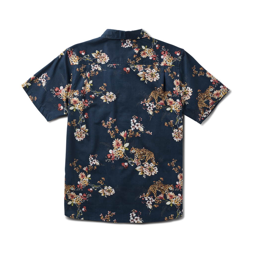 Journey Kurzarm Button Up Shirt für Deep Marineblau