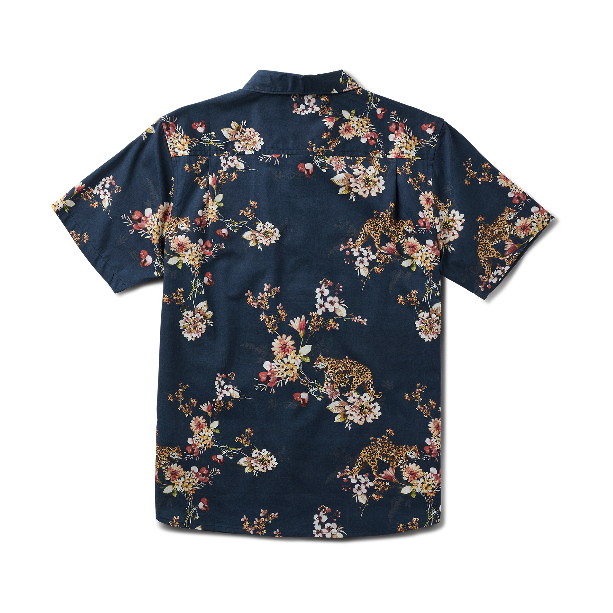 Journey Kurzarm Button Up Shirt für Deep Marineblau