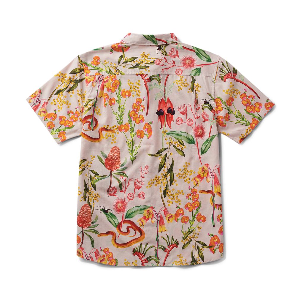 Journey Kurzarm Button Up Shirt - Dusty Violet