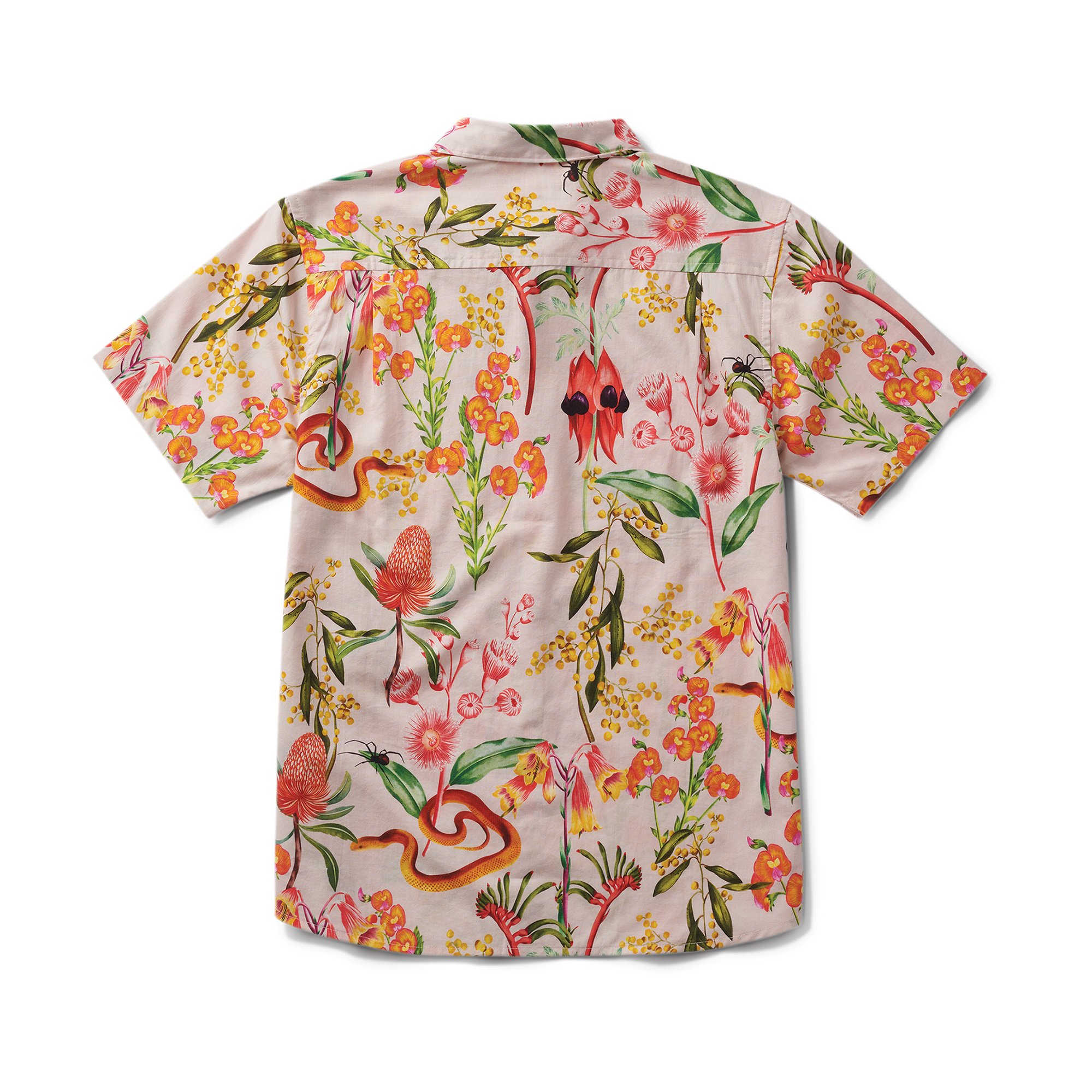 Journey Kurzarm Button Up Shirt - Dusty Violet