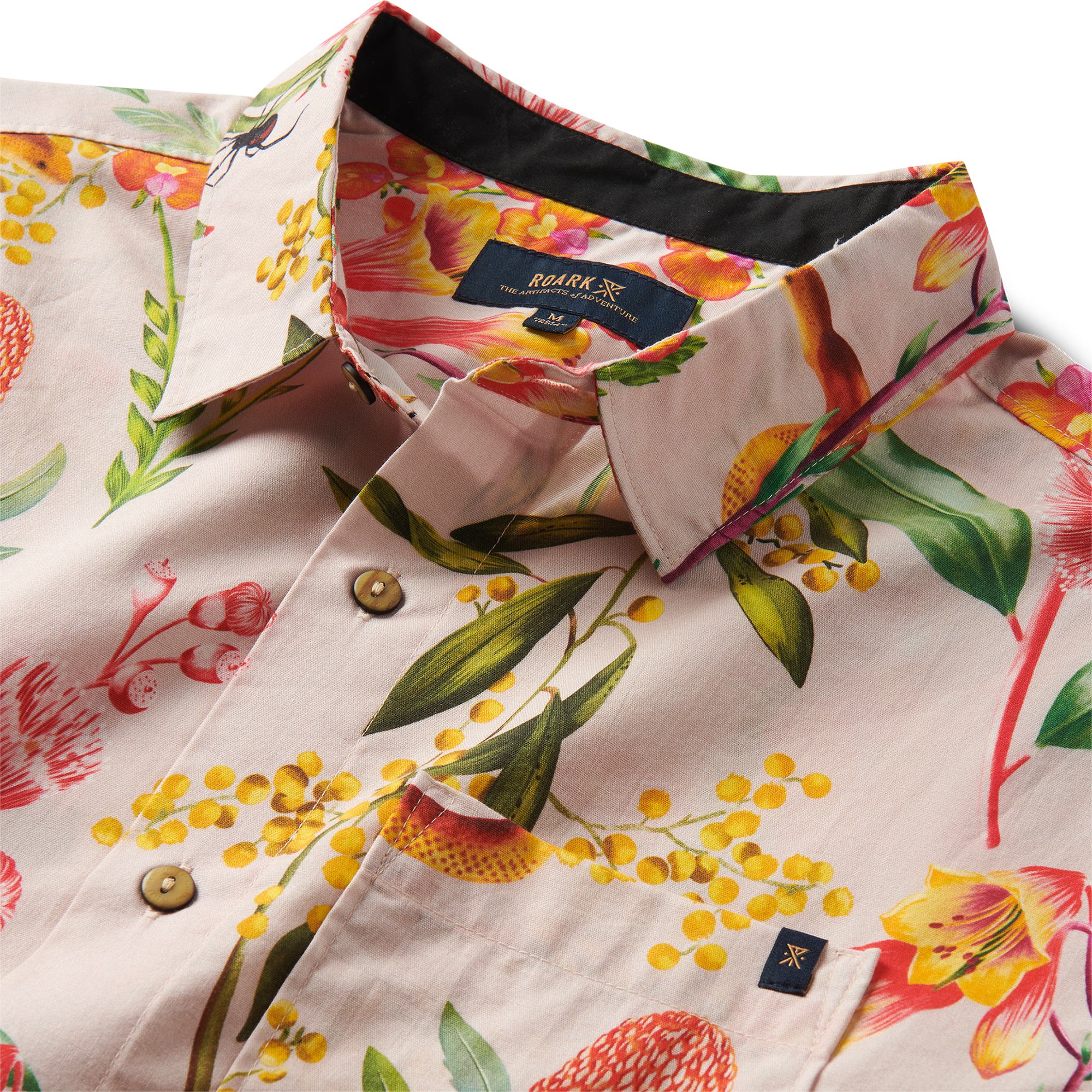 Journey Kurzarm Button Up Shirt - Dusty Violet