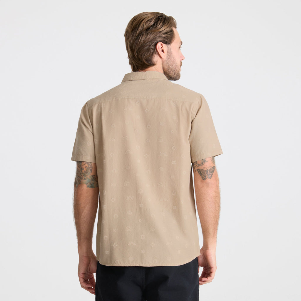 Journey Kurzarm Button Up Shirt - Fossil
