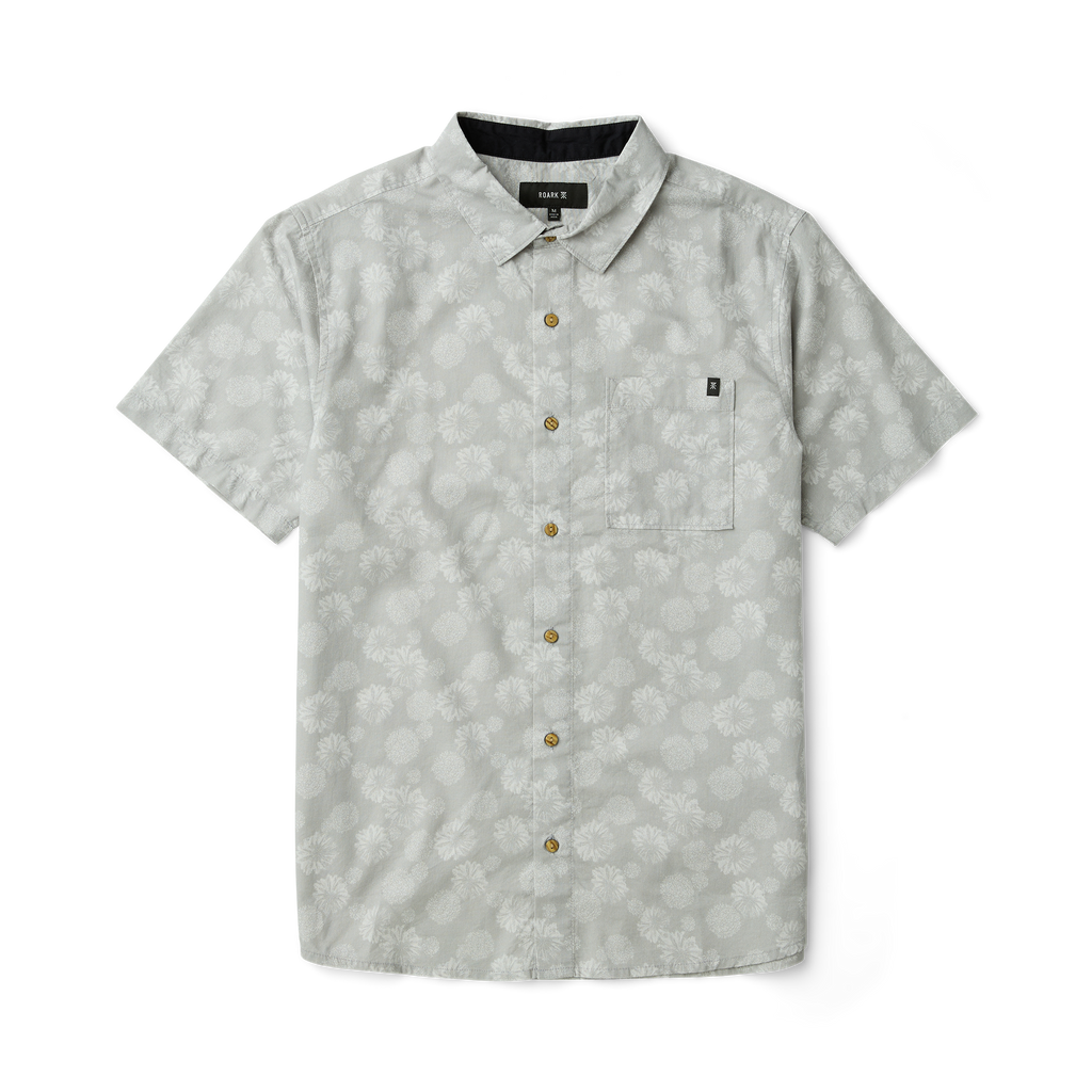 Journey Kurzarm Button Up Shirt - Grau