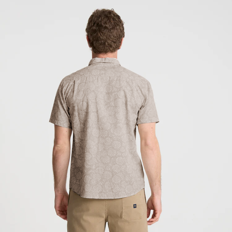 Journey Kurzarm Button Up Shirt für Ghost Grau