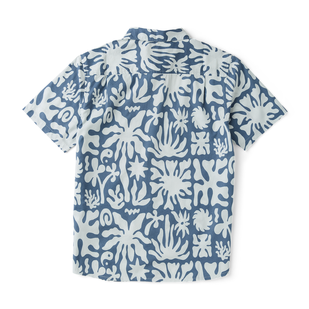 Journey Kurzarm Button Up Shirt - Neptun (Deutsche Ausgabe)