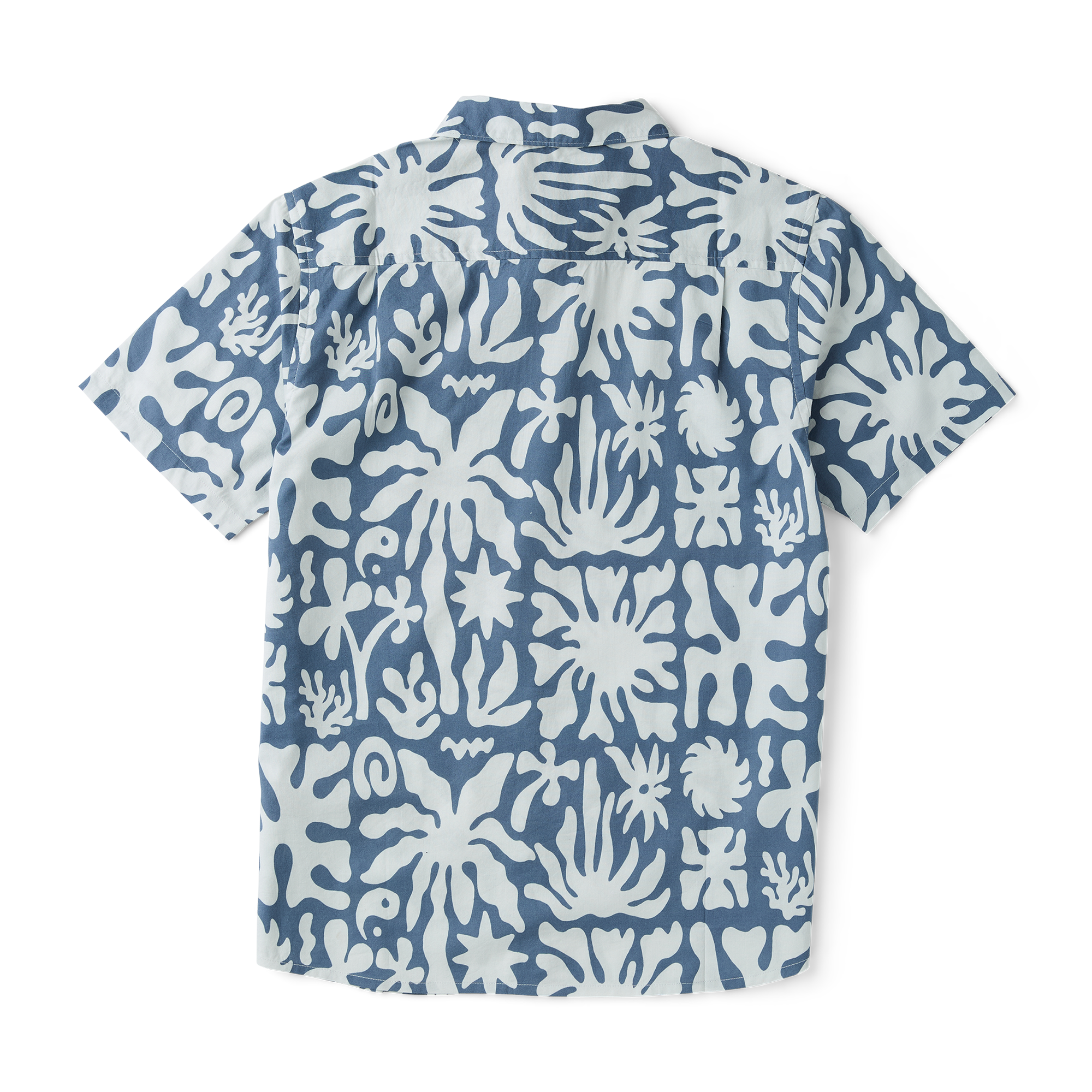 Journey Kurzarm Button Up Shirt - Neptun (Deutsche Ausgabe)