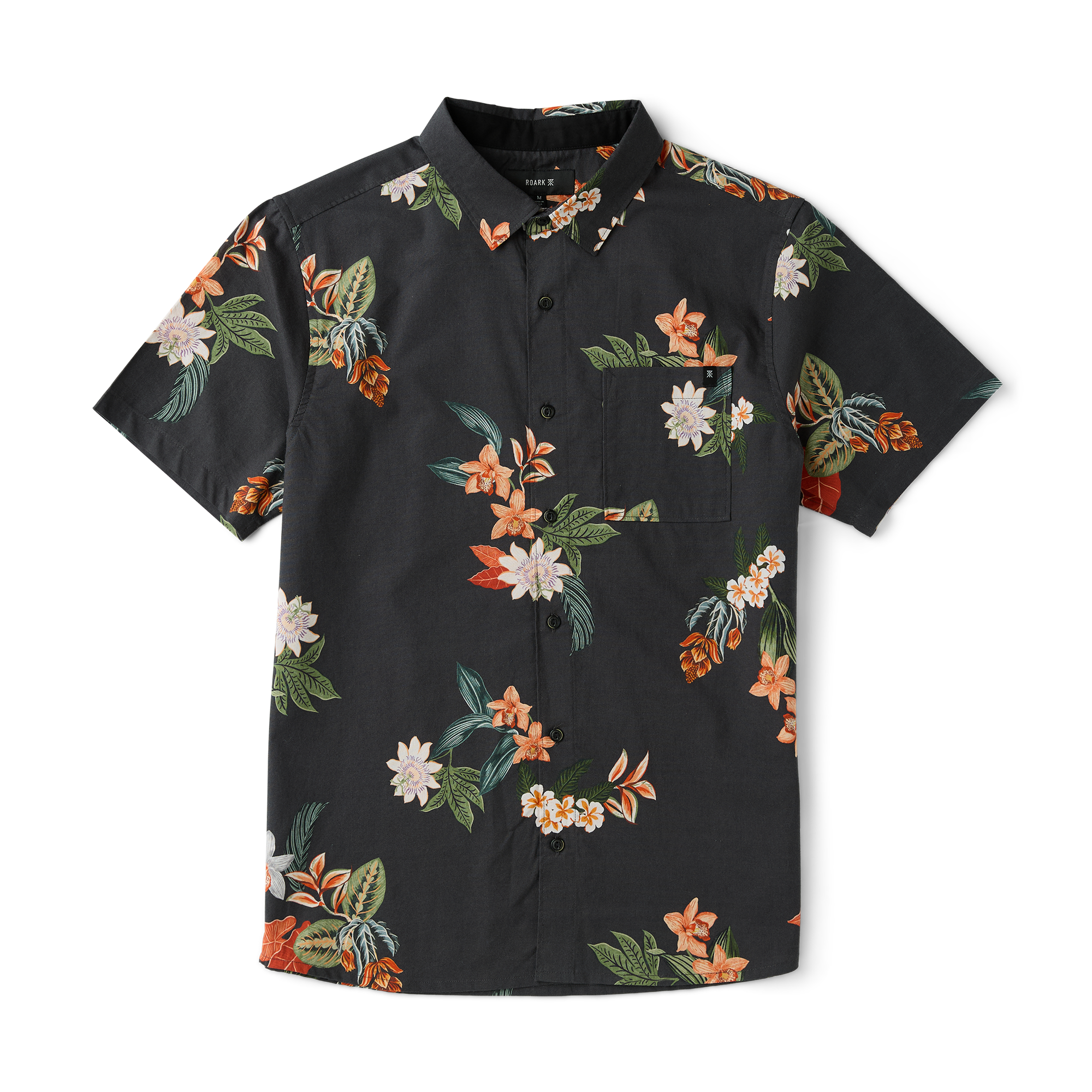 Journey Kurzarm Button Up Shirt für Onyx