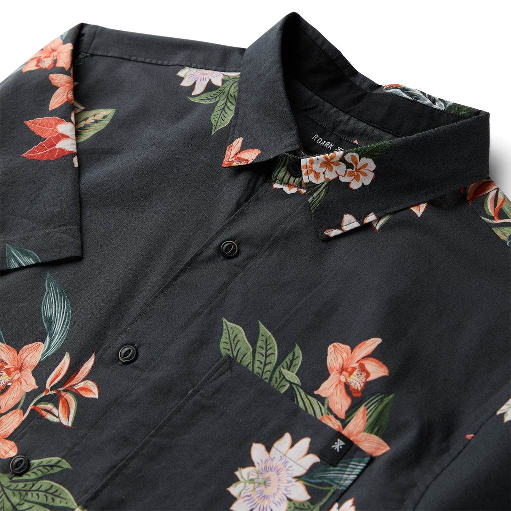 Journey Kurzarm Button Up Shirt für Onyx
