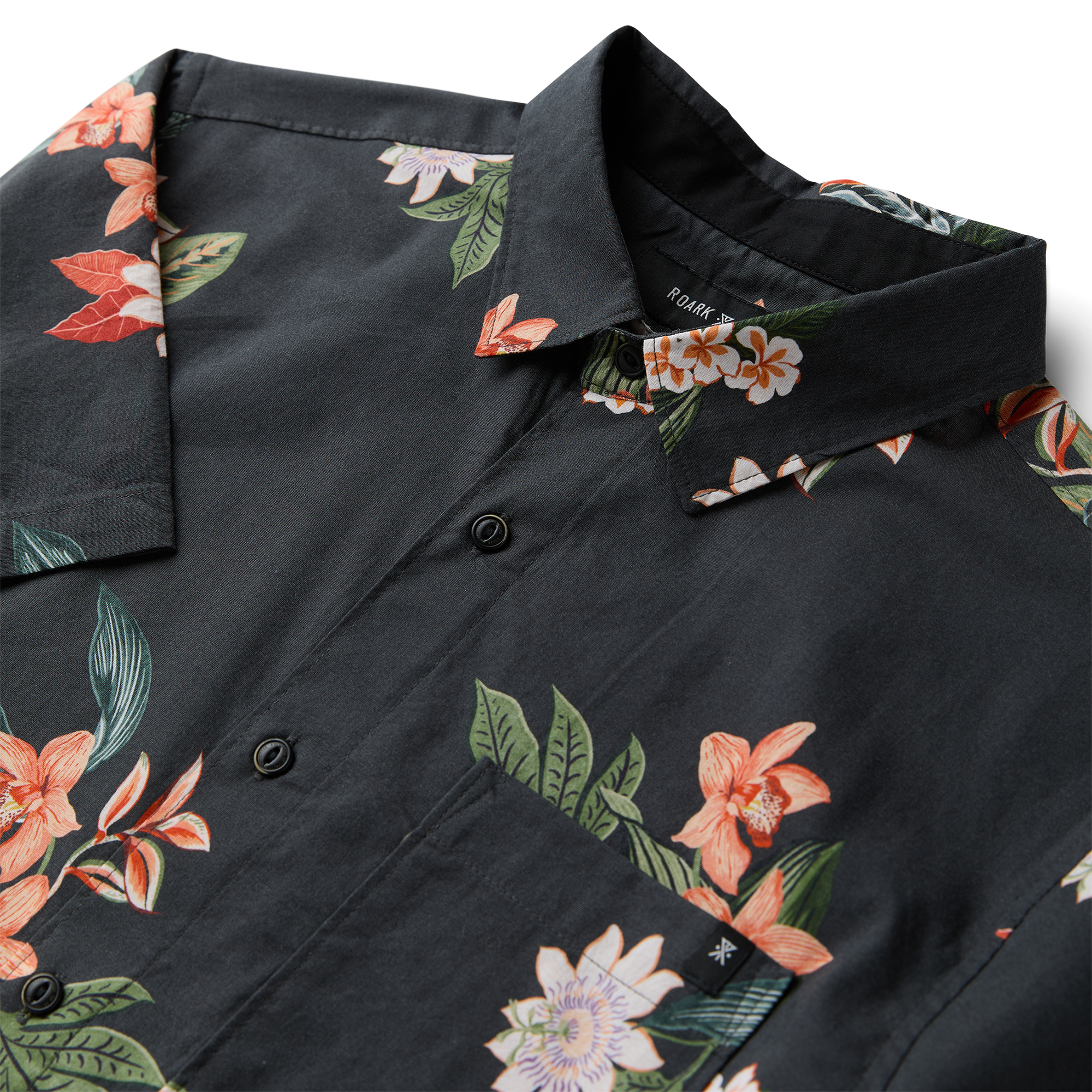 Journey Kurzarm Button Up Shirt für Onyx