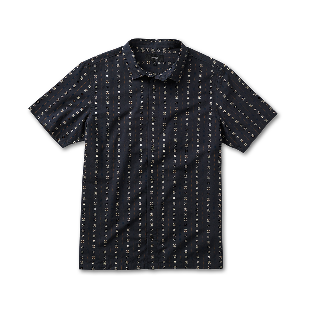 Gonzo Kurzarm Button Up Shirt für Dark Marineblau