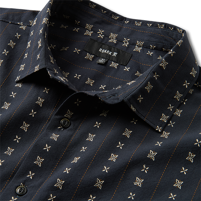 Gonzo Kurzarm Button Up Shirt für Dark Marineblau