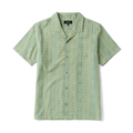 Gonzo Kurzarm Button Up Shirt für Dusty Grün