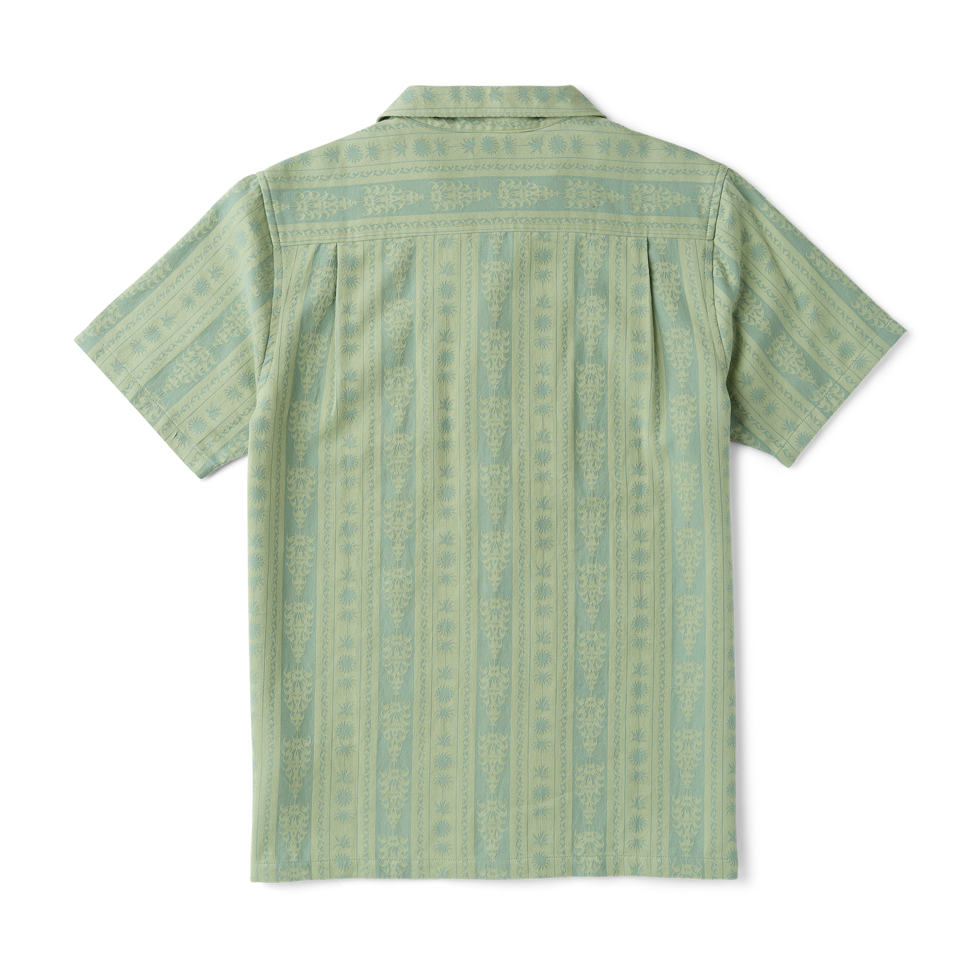 Gonzo Kurzarm Button Up Shirt für Dusty Grün