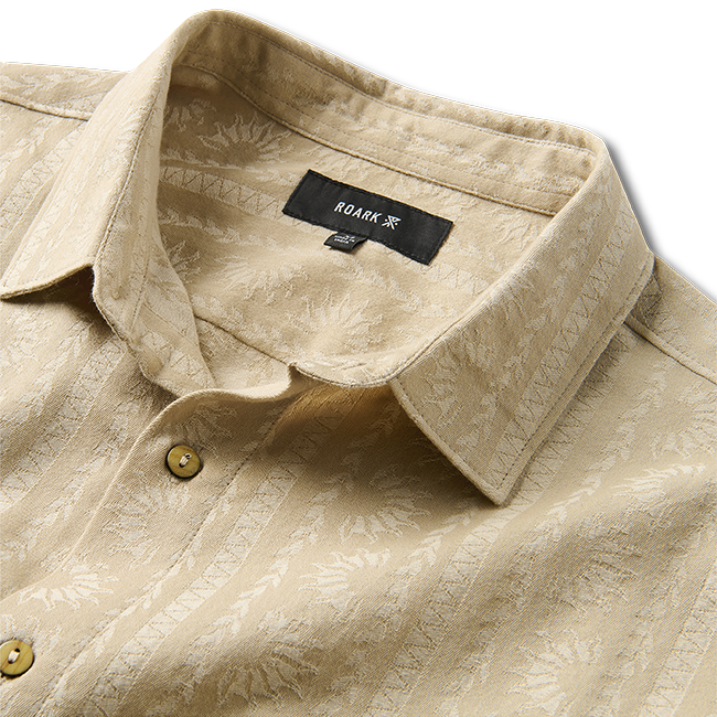 Gonzo Kurzarm Button Up Shirt - Fossil