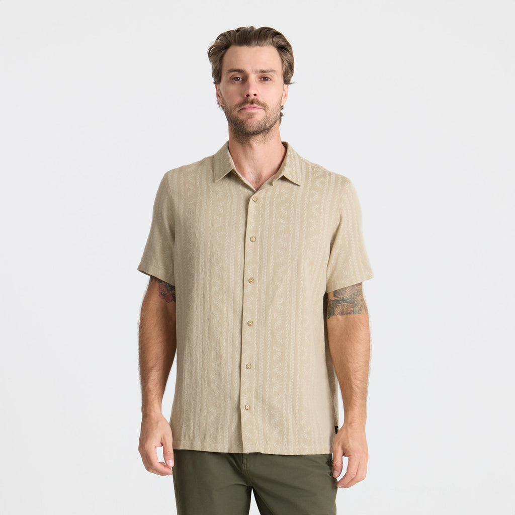 Gonzo Kurzarm Button Up Shirt - Fossil