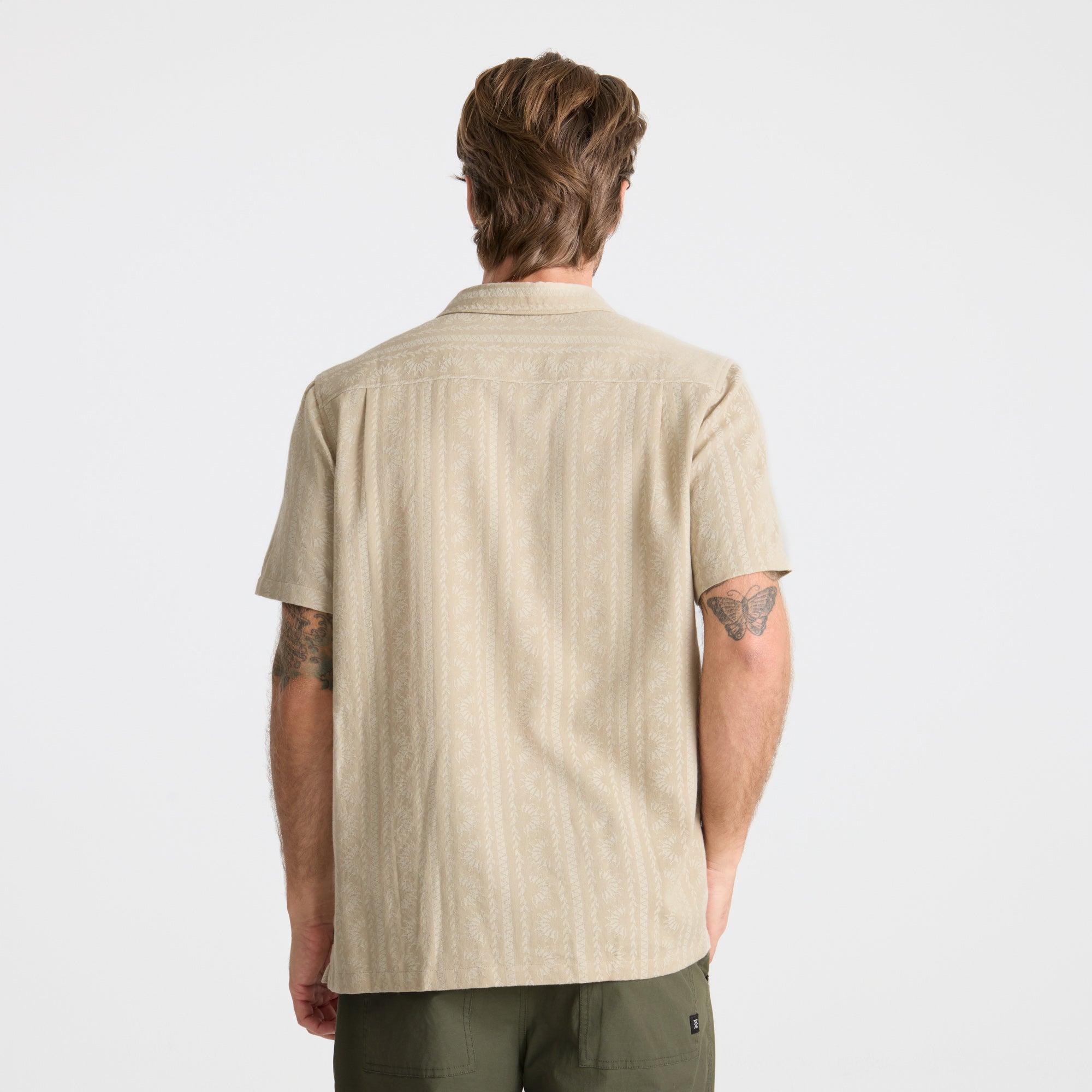 Gonzo Kurzarm Button Up Shirt - Fossil