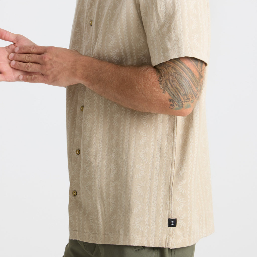 Gonzo Kurzarm Button Up Shirt - Fossil