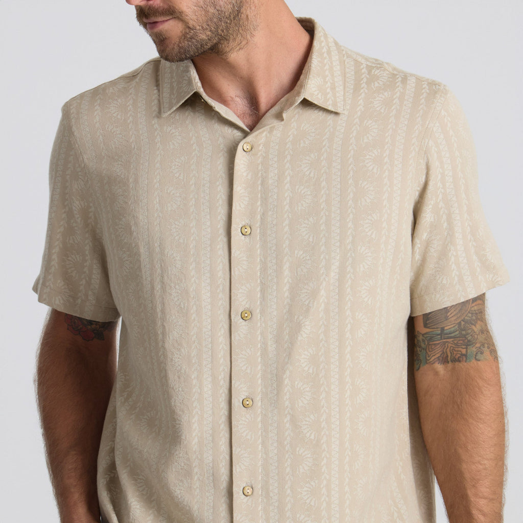 Gonzo Kurzarm Button Up Shirt - Fossil
