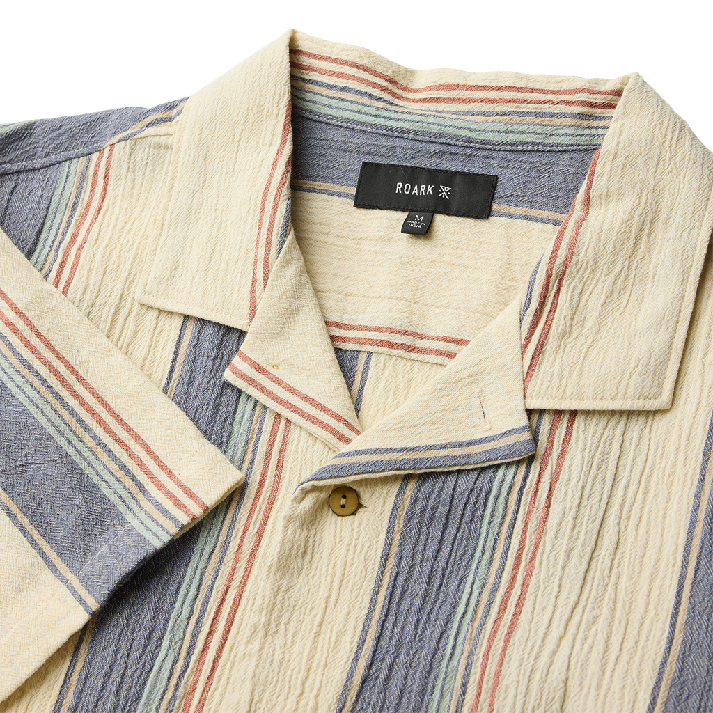 Gonzo Kurzarm Button Up Shirt - Elfenbein
