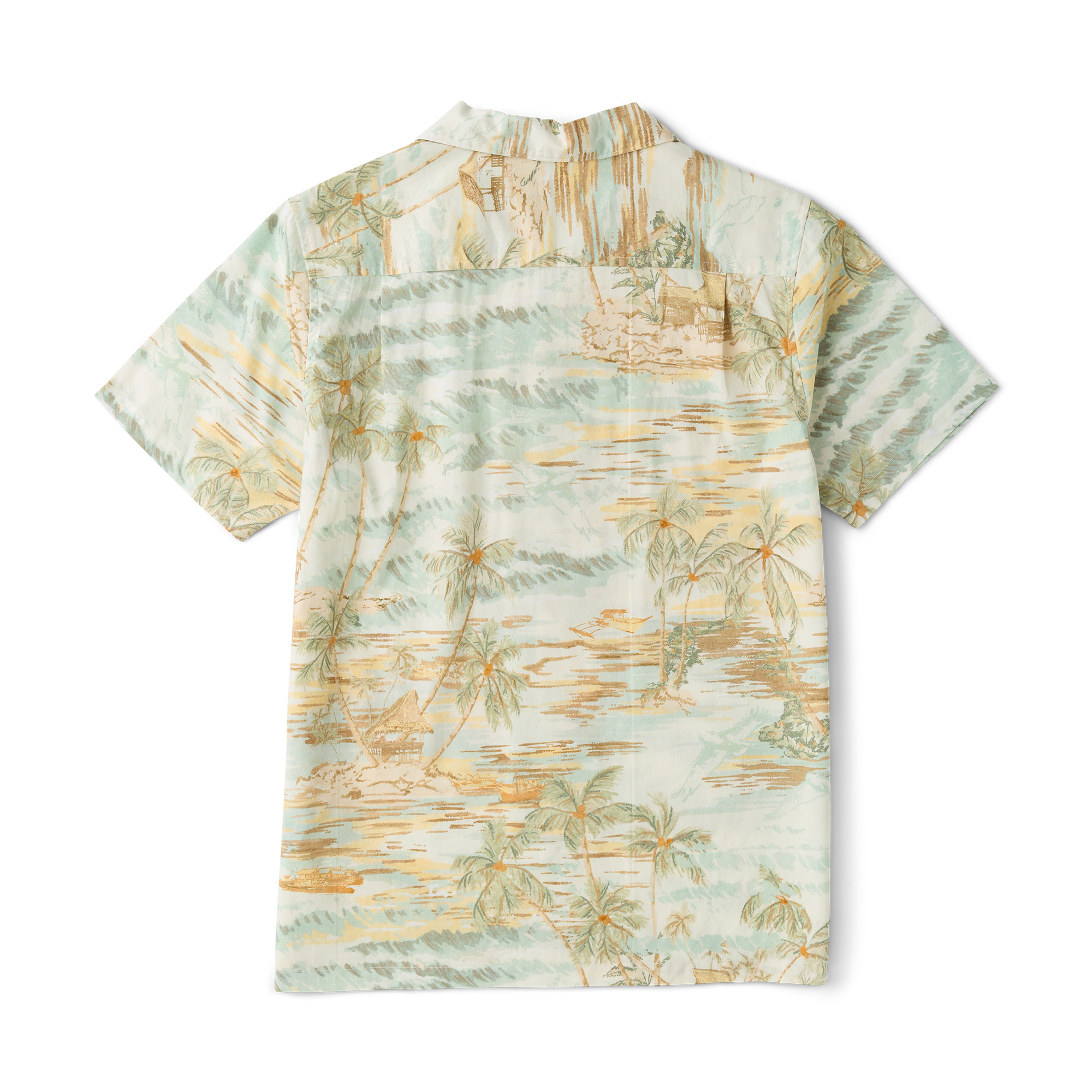 Gonzo Kurzarm Button Up Shirt - Seafoam
