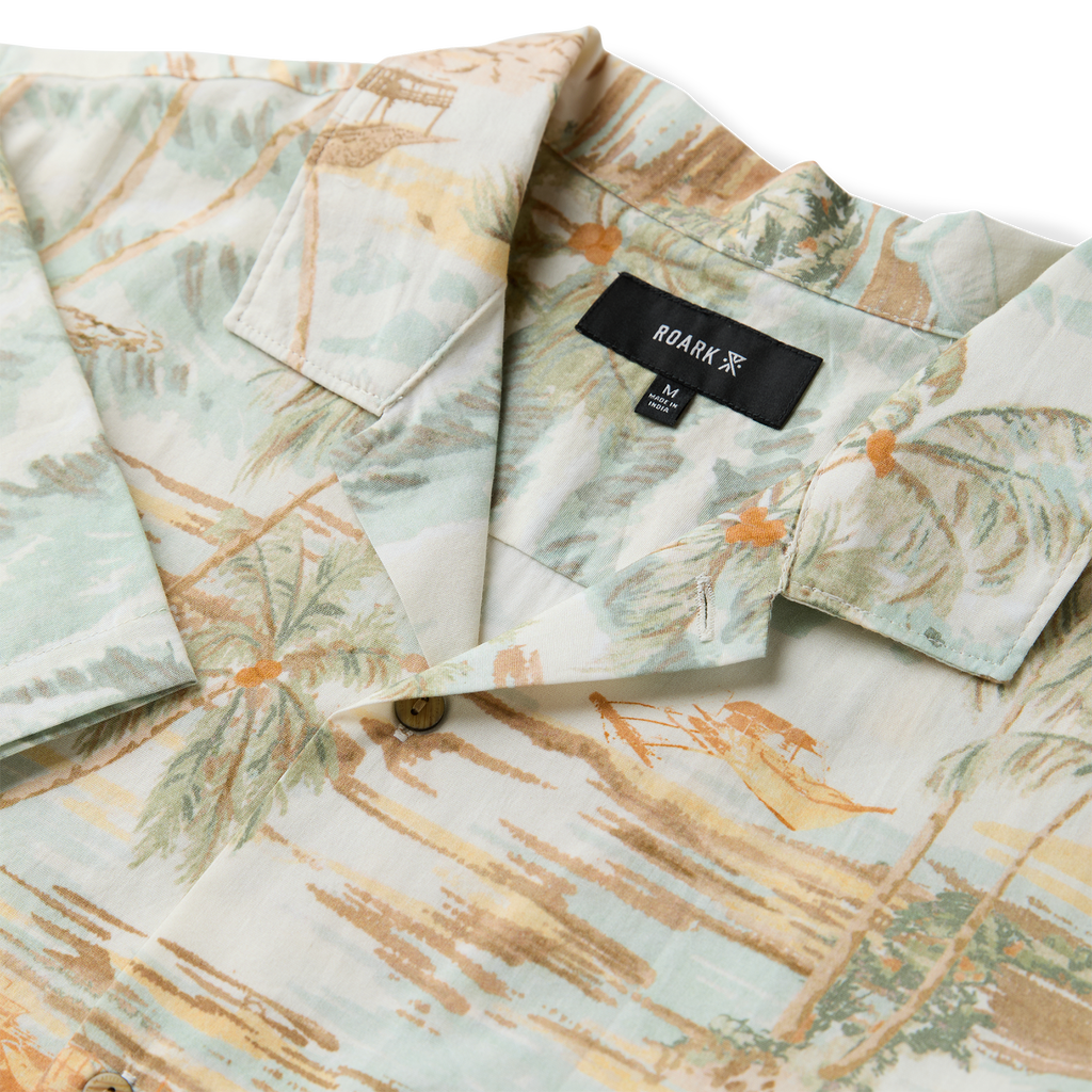 Gonzo Kurzarm Button Up Shirt - Seafoam