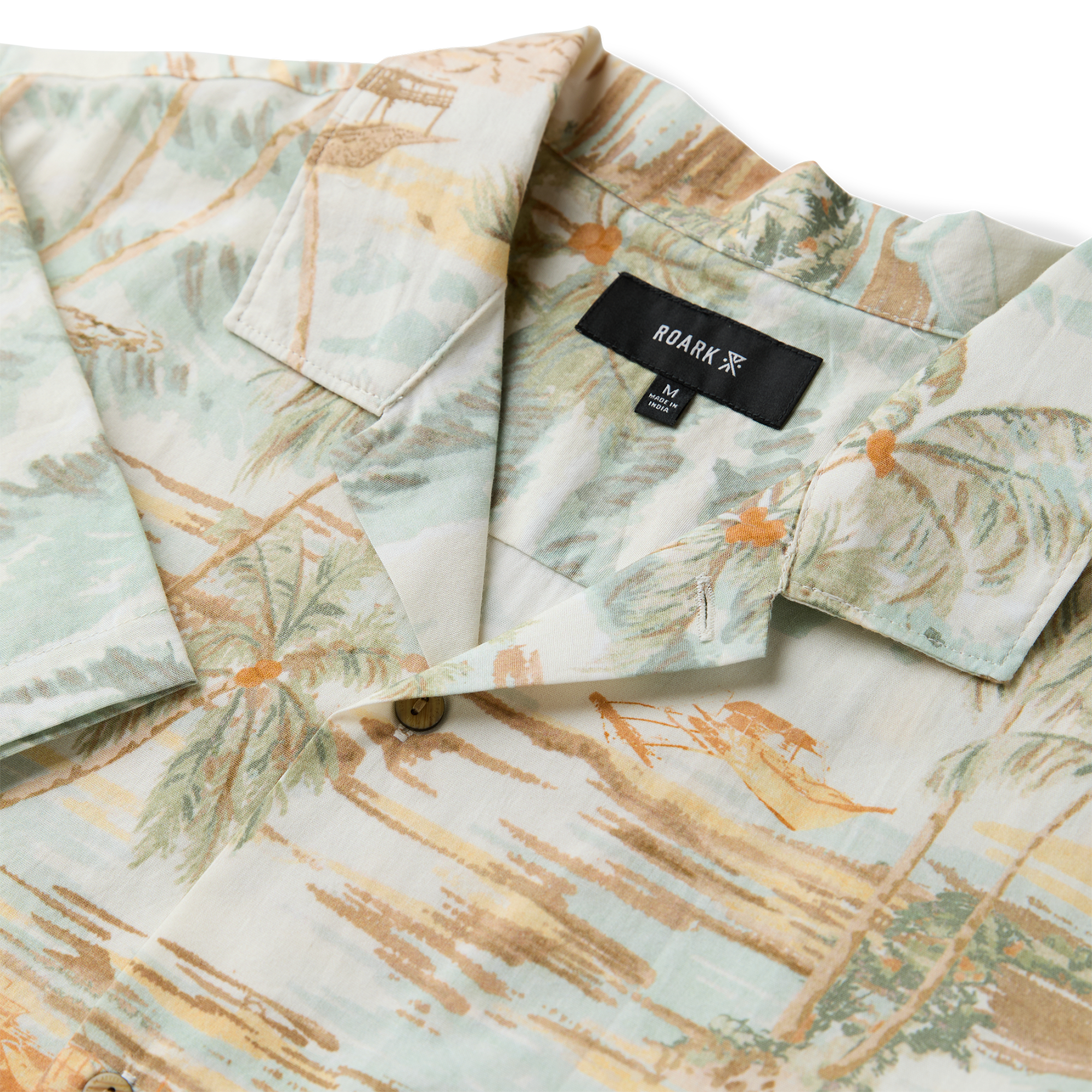 Gonzo Kurzarm Button Up Shirt - Seafoam