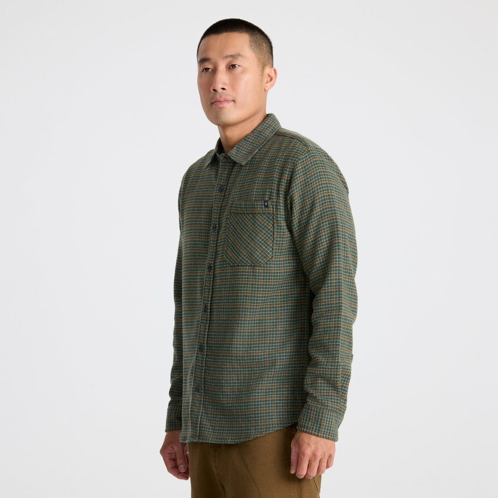 Crossroads Organic Cotton Flannel - Dark Forest