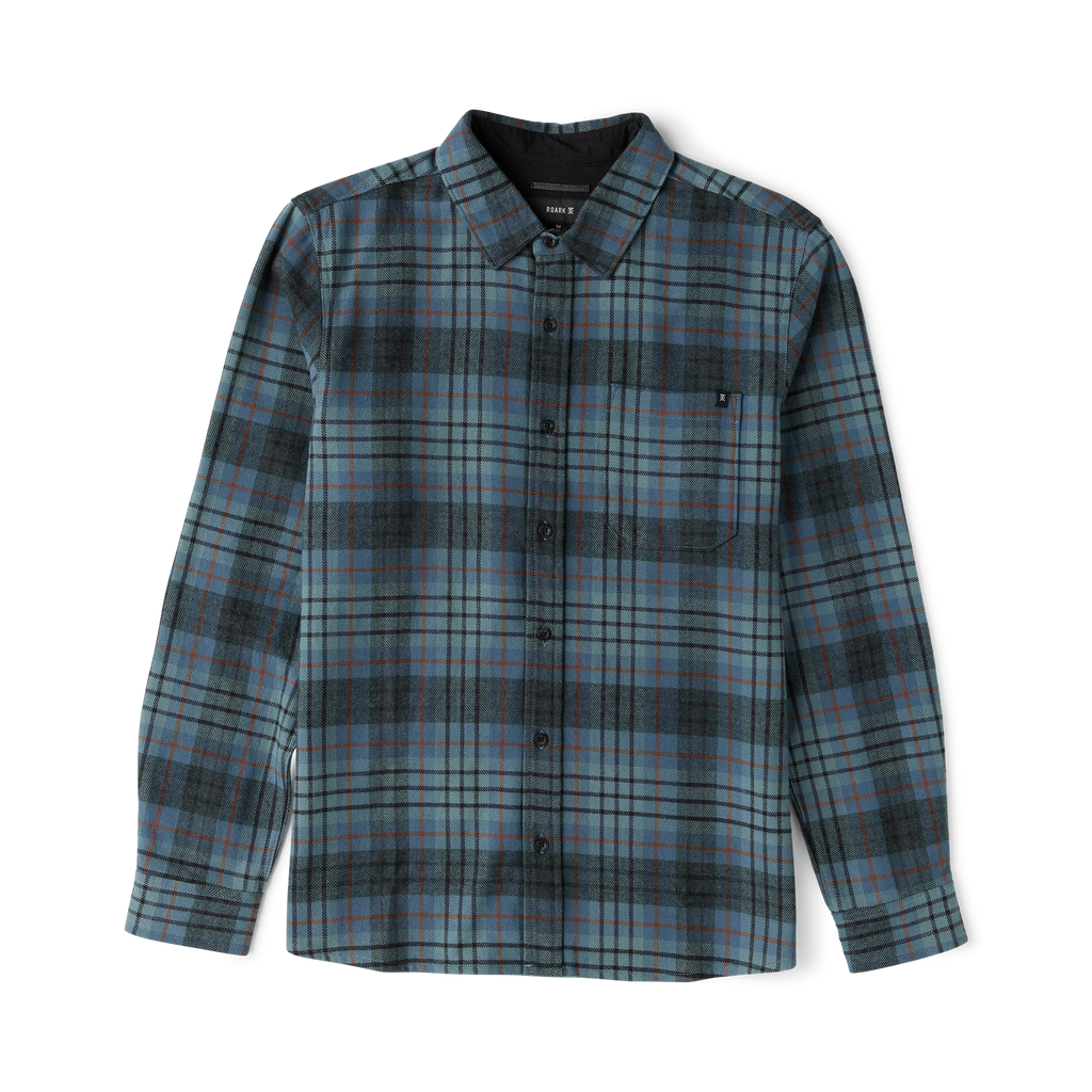 Crossroads Organic Cotton Flannel - Dark Schiefergrau