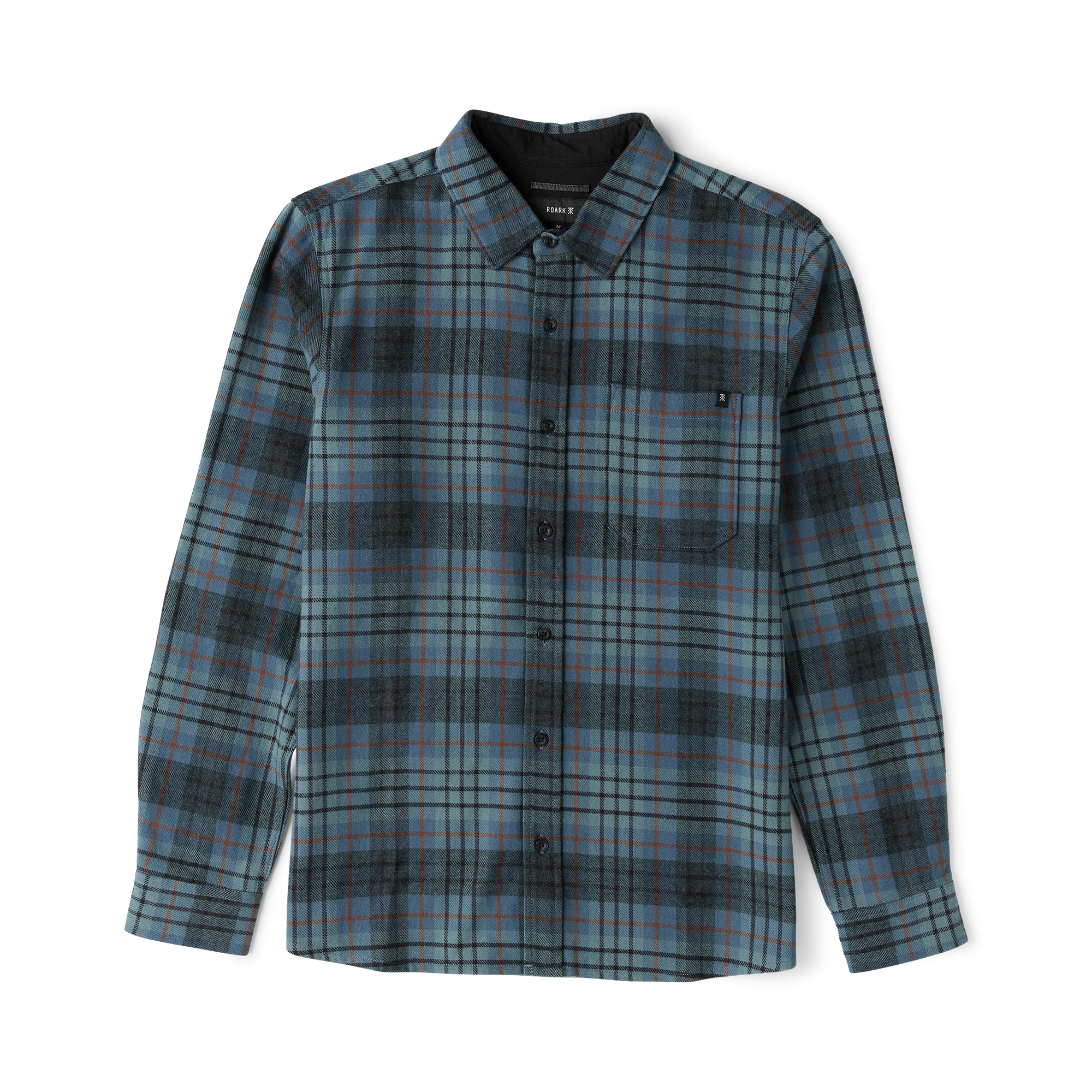 Crossroads Organic Cotton Flannel - Dark Schiefergrau