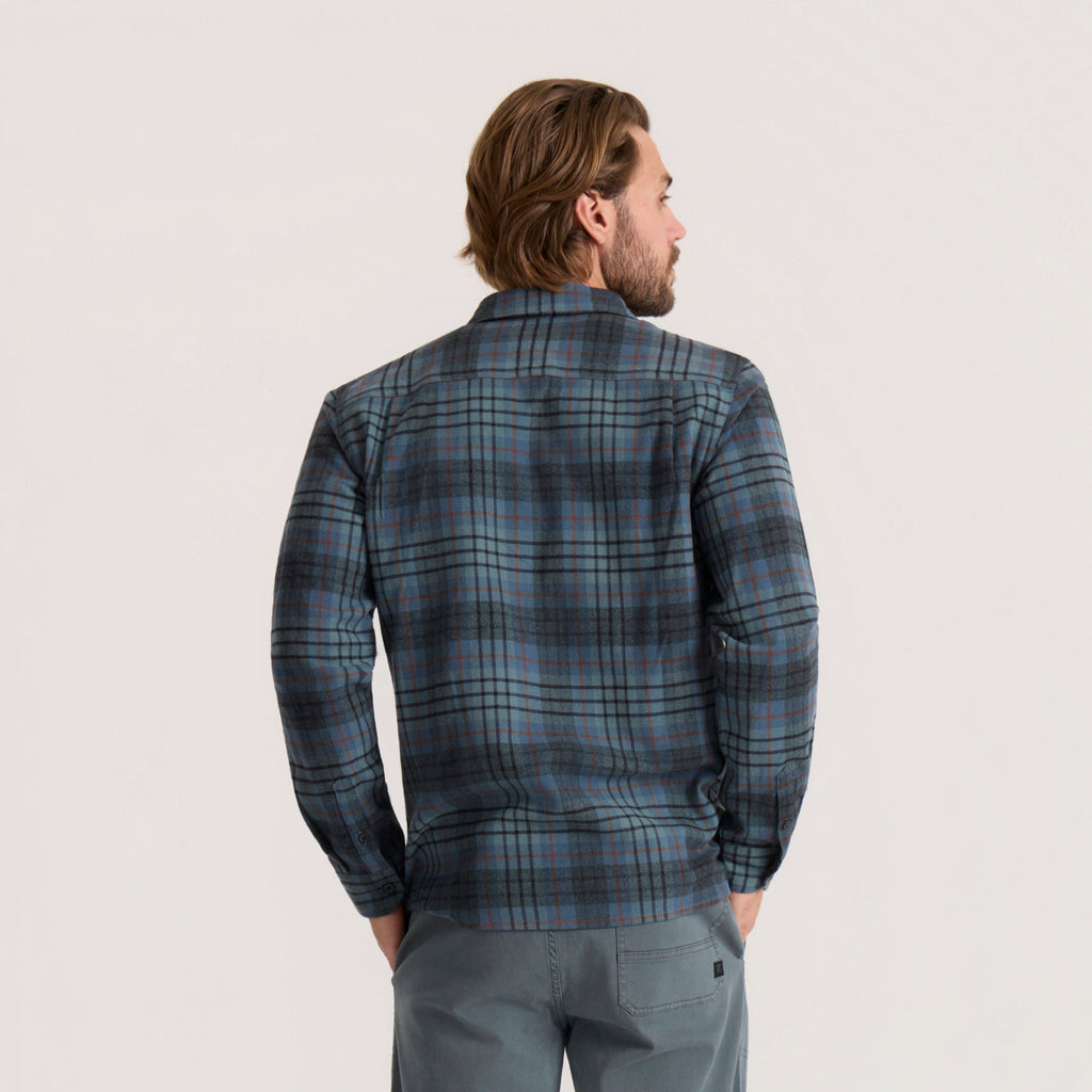 Crossroads Organic Cotton Flannel - Dark Schiefergrau