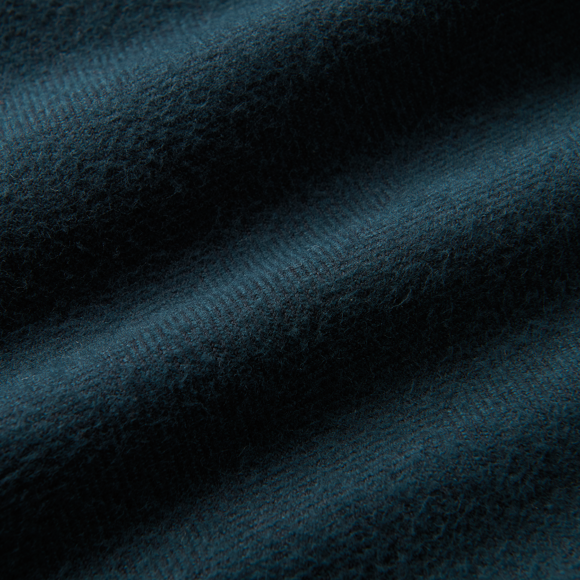 Crossroads Organic Cotton Flannel - Deep Marineblau Herringbone